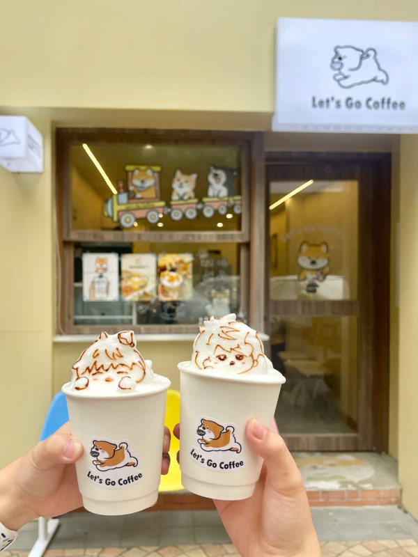 廣州cafe推介 Let's Go Coffee小狗咖啡（圖片來源：小紅書@Let's Go Coffee小狗咖啡）