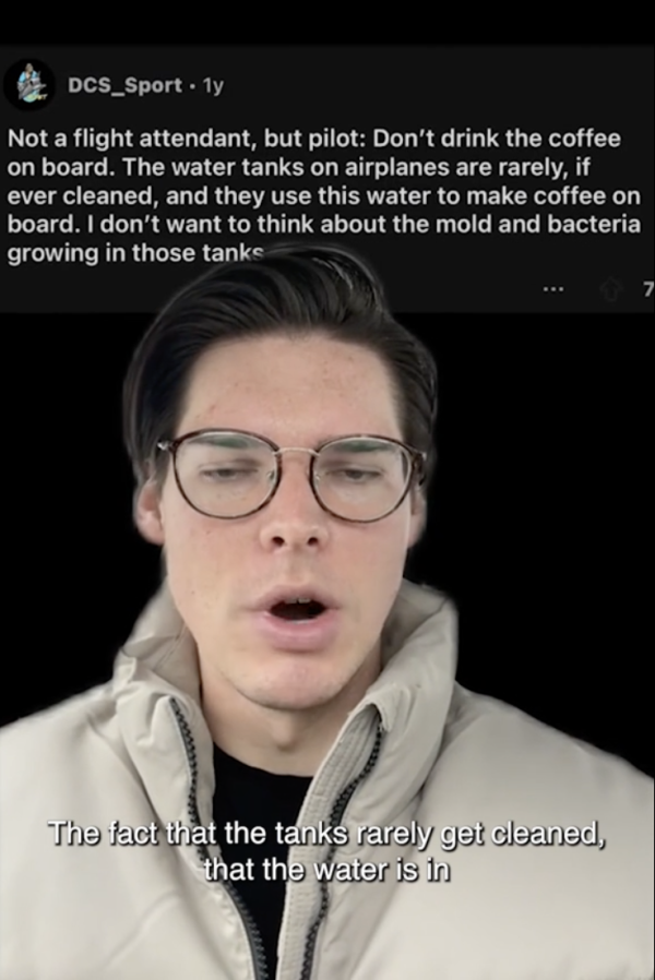 空少警告搭飛機別點這款飲料！揭業界常見清理器具手法暗藏衛生問題 