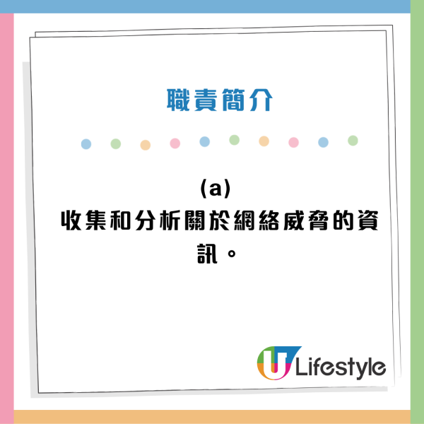 項目管理及網絡安全部（項目管理及網絡安全）12組申請條件及職責。