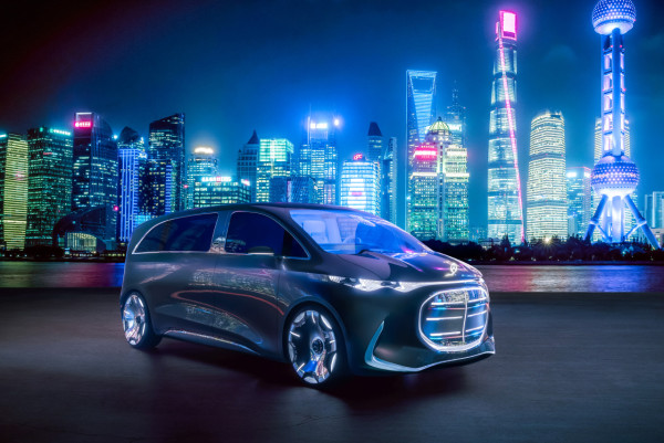 平治Vision V概念車登陸上海車展！闊落空間與頂級數碼體驗矚目全場