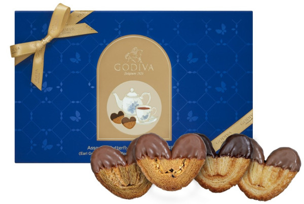 GODIVA推出兩款全新口味朱古力蝴蝶酥！限量版蝴蝶酥公仔鎖匙扣登場