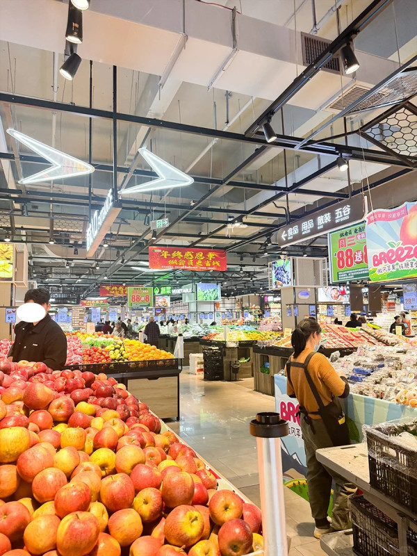 鵬泰超市（圖片來源：小紅書@點點要好好吃飯）