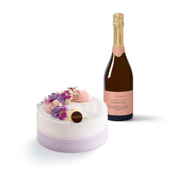 母親節禮物推薦2025|18. 半島精品店 香芋麻糬三重奏蛋糕氣泡茶組合