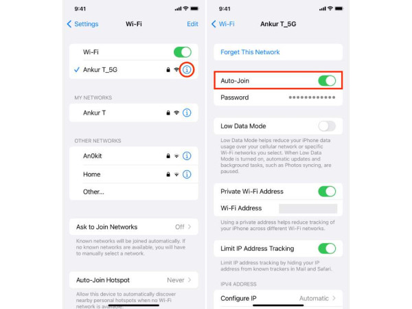 大家最好關閉裝置的自動連接 Wi-Fi 功能,避免連接至不知名 Wi-Fi。 大家最好關閉裝置的自動連接 Wi-Fi 功能,避免連接至不知名 Wi-Fi。