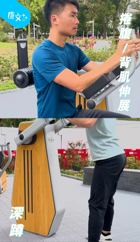 維園戶外智能健身設施24小時免費開放，圖片來源︰Facebook@康文＋＋＋。