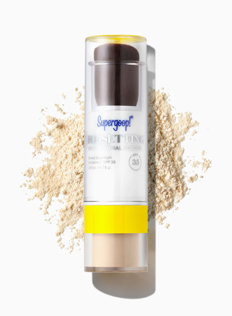 防曬粉推薦2025｜1. Supergoop! (Re)setting 100% Mineral Powder SPF 35 PA+++