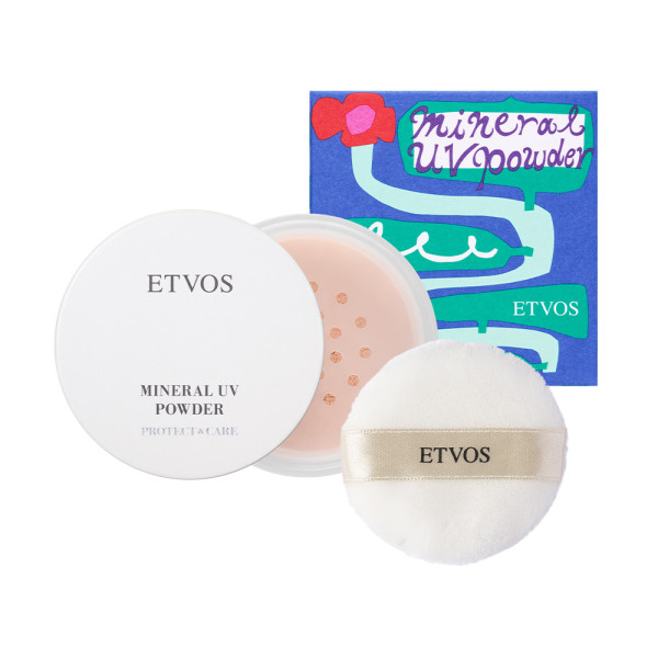 防曬粉推薦2025｜7. Etvos 礦物防曬粉 SPF50 PA++++ 