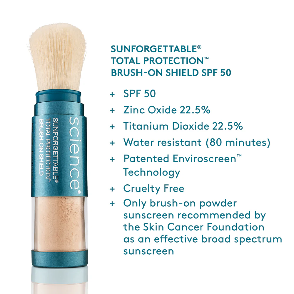 防曬粉推薦2025｜6. Colorescience Total Protection™ Brush-On Shield SPF50