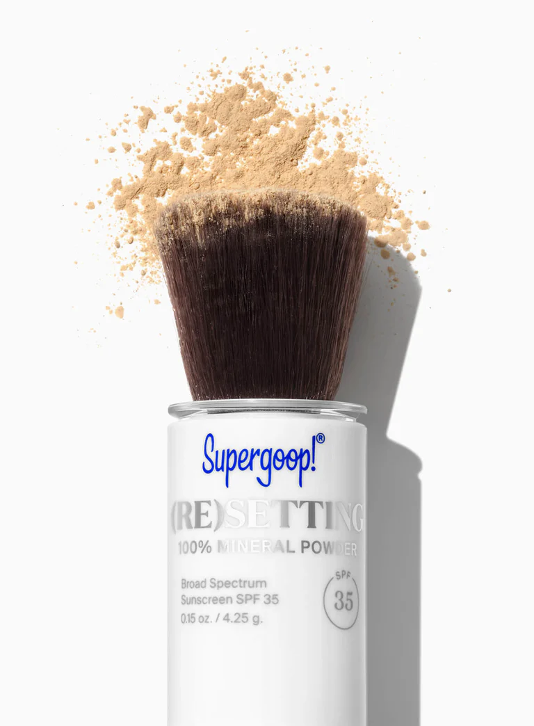 防曬粉推薦2025｜1. Supergoop! (Re)setting 100% Mineral Powder SPF 35 PA+++
