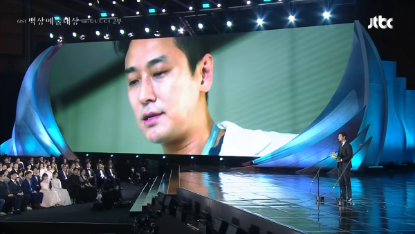 朱智勛獲封百想視帝（圖片來源：YouTube@@Baeksang）