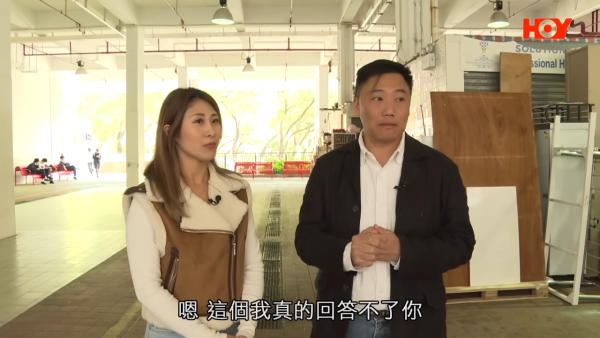 荃灣區議員陳振中說：「你話係咪需要一個新鮮菜檔，呢個我真係答你唔到。」
