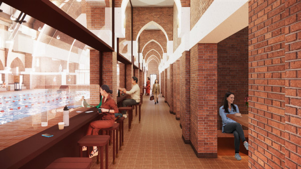 荷蘭百年教堂創意改造成公共泳池！另設圖書館/餐廳  重塑荒廢建築社區價值 