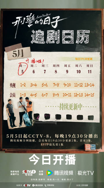 刑警的日子線上看劇情（圖片來源：微博@刑警的日子）