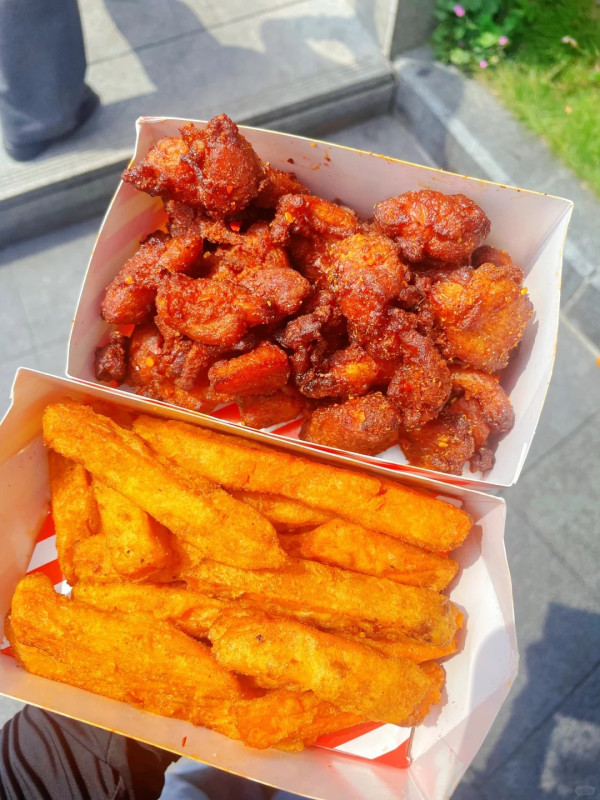 深圳壹方城人氣炸雞店！必食雞腿肉/甘梅地瓜/杏鮑菇 