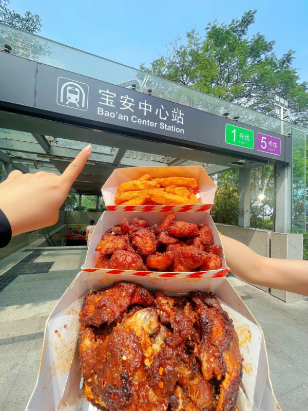 深圳壹方城人氣炸雞店！必食雞腿肉/甘梅地瓜/杏鮑菇 