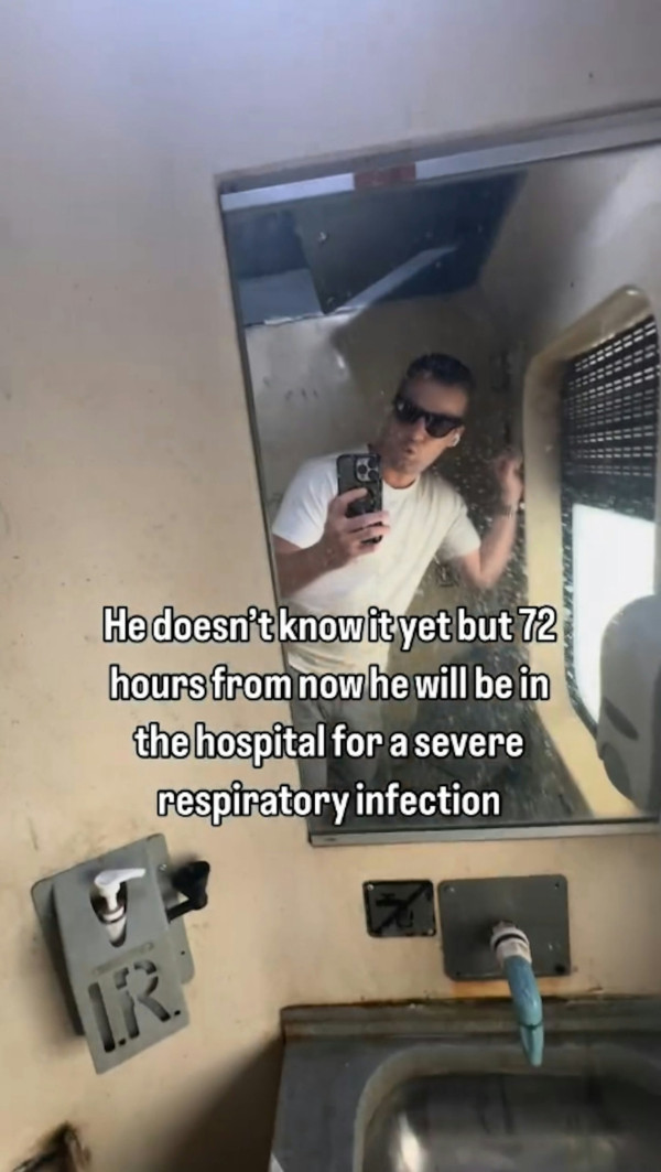 旅遊達人印度搭火車患呼吸感染 嚴重到要戴氧氣罩 形容如置身屍堆中 