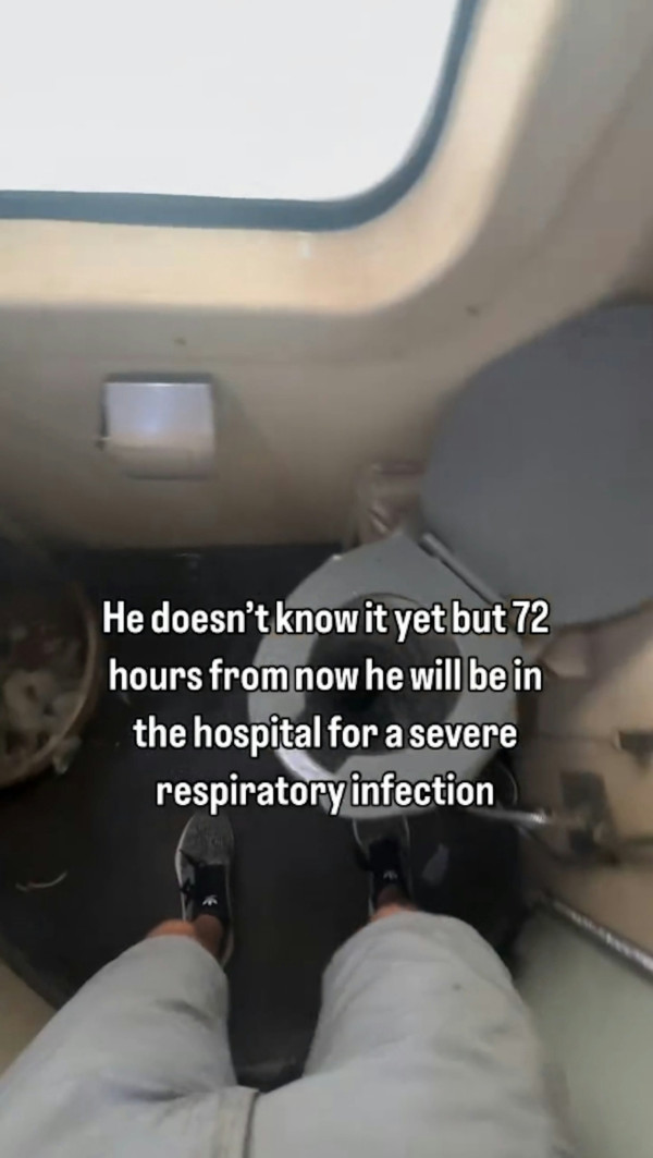 旅遊達人印度搭火車患呼吸感染 嚴重到要戴氧氣罩 形容如置身屍堆中 