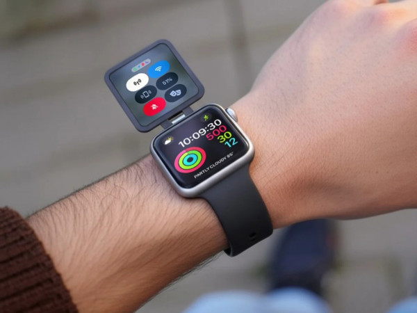 Apple Watch摺疊款外觀設計巧奪天工幾時出？宛如微型iPhone集拍照攝錄娛樂功能