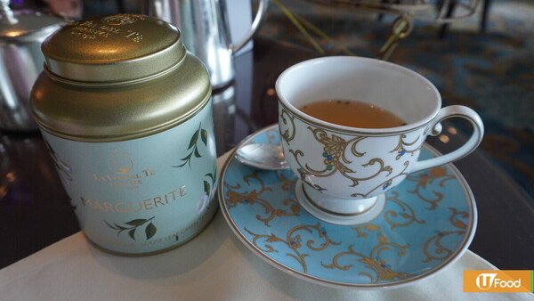 九龍香格里拉聯乘意大利茗茶品牌 La Via del Tè 下午茶  紅皇帝蟹沙律/ 白桃鵝肝慕斯配千層酥 / 乳酪米香開心果蛋糕