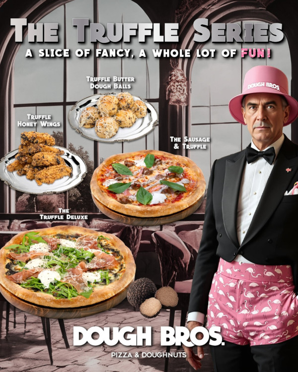 Dough Bros全新黑松露薄餅免費試食！一連2日 尖沙咀／北角分店請市民品嚐！