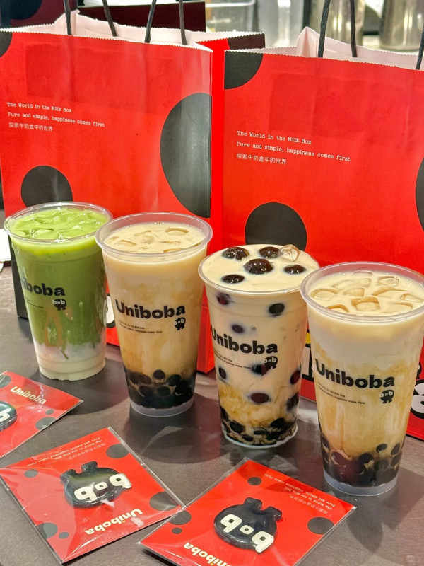 內地奶茶店Uniboba攻港，圖片來源︰小紅書@BabY-沈。
