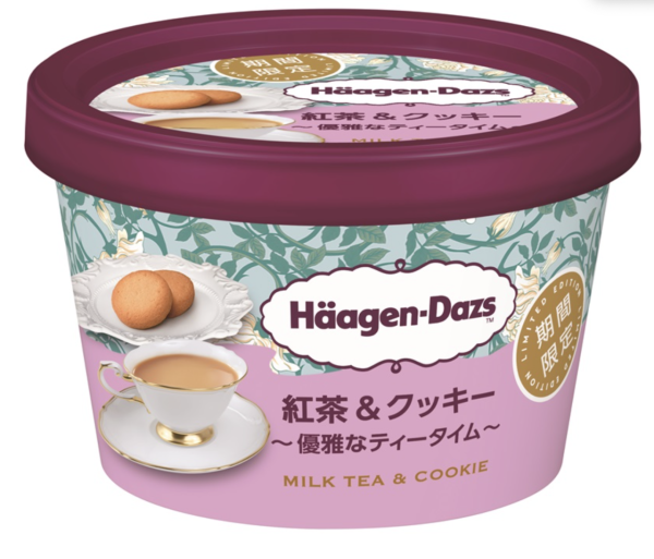 日本 Häagen-Dazs 奶茶曲奇雪糕迷你杯（$39/ 件）