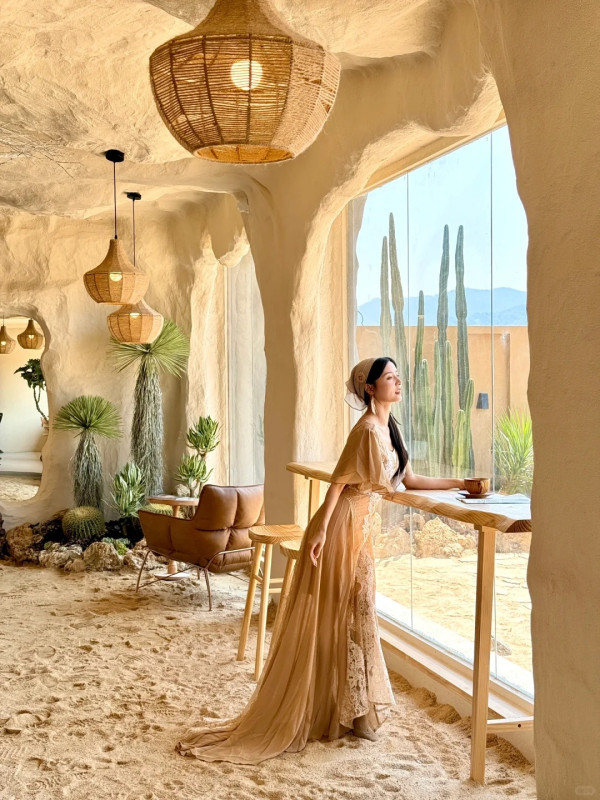深圳打卡Cafe|漠上花開天台沙漠綠洲!駱駝/仙人掌打卡位營造摩洛哥異域風 套餐含服飾租借