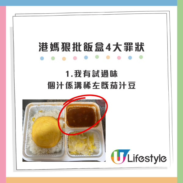 $33學校飯盒色香味欠佳！港媽力數4大罪狀狠批「當學生係咩」！網民嚇窒：監房飯都好過呢啲