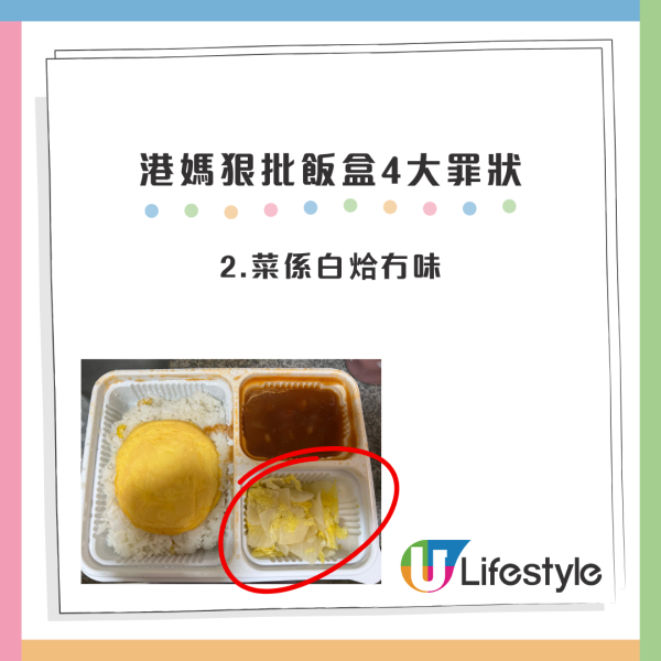 $33學校飯盒色香味欠佳！港媽力數4大罪狀狠批「當學生係咩」！網民嚇窒：監房飯都好過呢啲