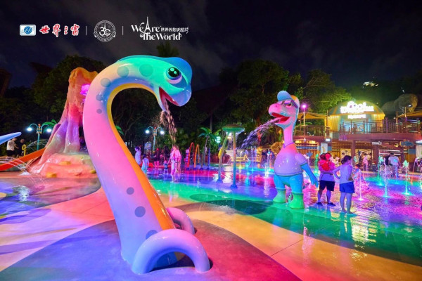 世界之窗侏羅紀水世界(圖片來源:世界之窗微信公眾號) 世界之窗侏羅紀水世界(圖片來源:世界之窗微信公眾號)