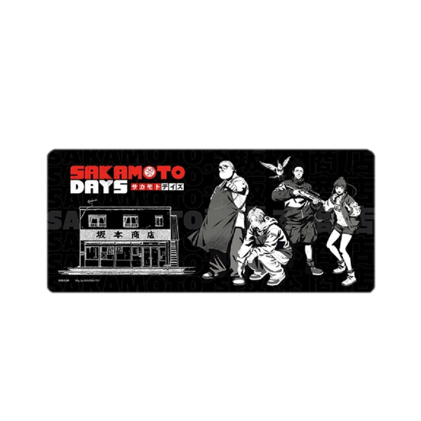 《SAKAMOTO DAYS 板本日常》電腦墊 白色/ 黑色  67.5 x 30cm(預購價：$140/件)。