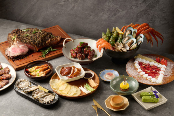 九龍東皇冠假日酒店自助餐買1送1！人均$359起 任食法國鴨肝/生蠔/焗龍蝦/帶子刺身