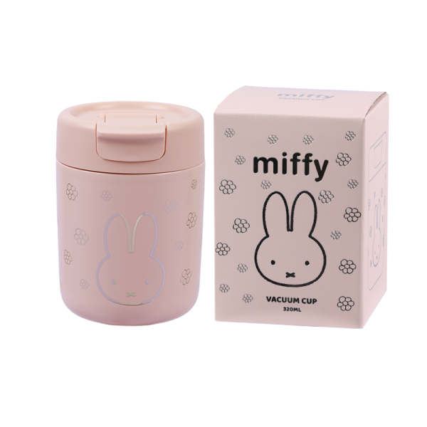 VIPO 米菲咖啡杯320ml-元氣粉/奶油白 (預購價：$159/件)。