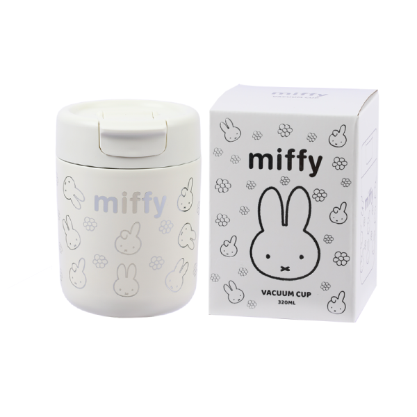 VIPO 米菲咖啡杯320ml-元氣粉/奶油白 (預購價：$159/件)。