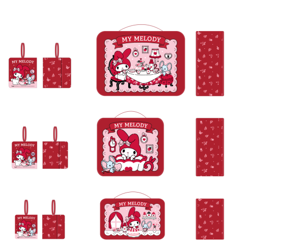 My Melody 可摺疊衣物收納袋套裝(3 件裝) (預購價：$280)。