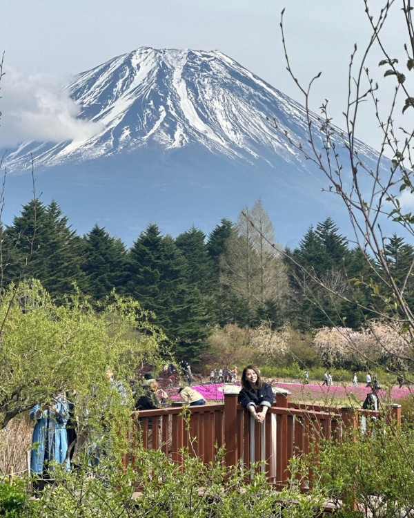 飛關東睇芝櫻祭富士山前打卡！前TVB主播李穎琳分享產後首個旅行 