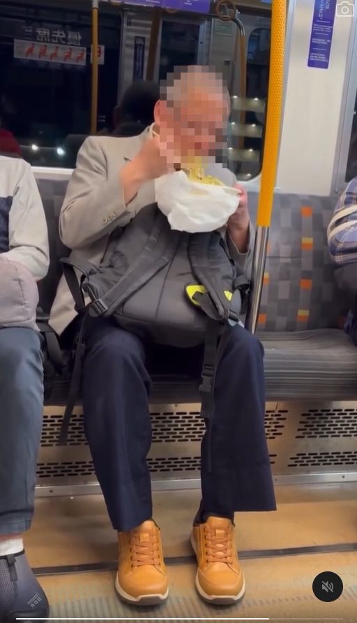 遊日旅客Threads公審當地人地鐵車廂進食 反被網民炮轟偷拍:你才沒品