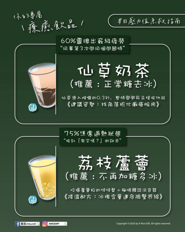 賞茶指定6款飲品$25/杯！三店限定 逢星期一至四 