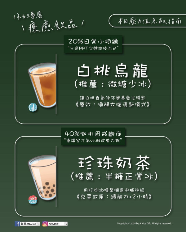 賞茶指定6款飲品$25/杯！三店限定 逢星期一至四 