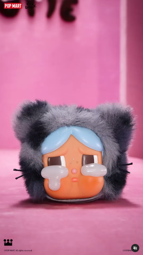CRYBABY全新貓咪造型盲盒登場！6款造型+1款隱藏版