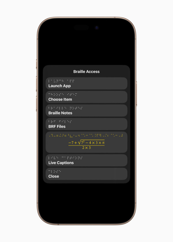 蘋果預告年度輔助使用重大更新 「無障礙營養標籤」、Mac放大鏡、點字革新登場