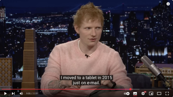 Ed Sheeran推出新歌《Old Phone》打開塵封10年舊手機成靈感 