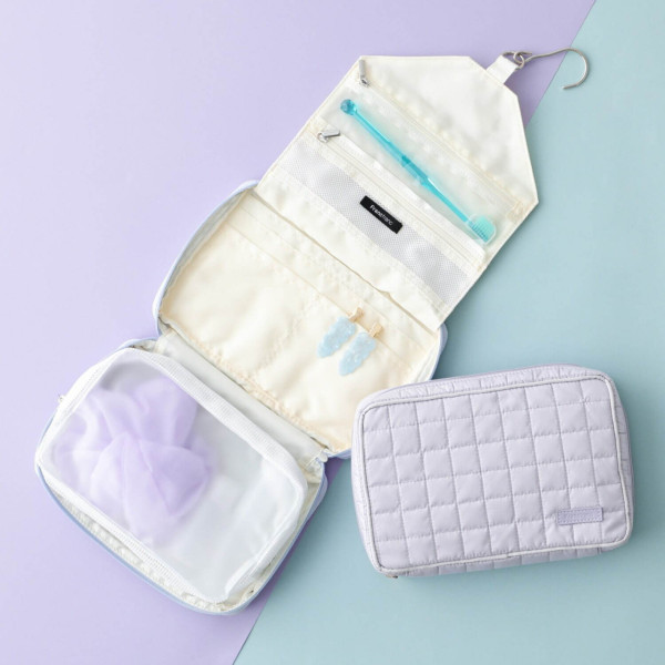 日本Francfranc旅行好物新品!粉嫩色系實用設計!隔熱直髮夾套/壓縮袋/行李袋