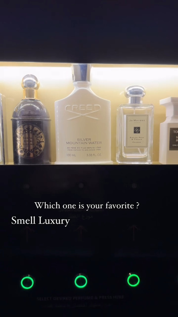 全球首創香水販賣機面世 出門忘記噴香水救星!Dior/Jo Malone等大牌都有