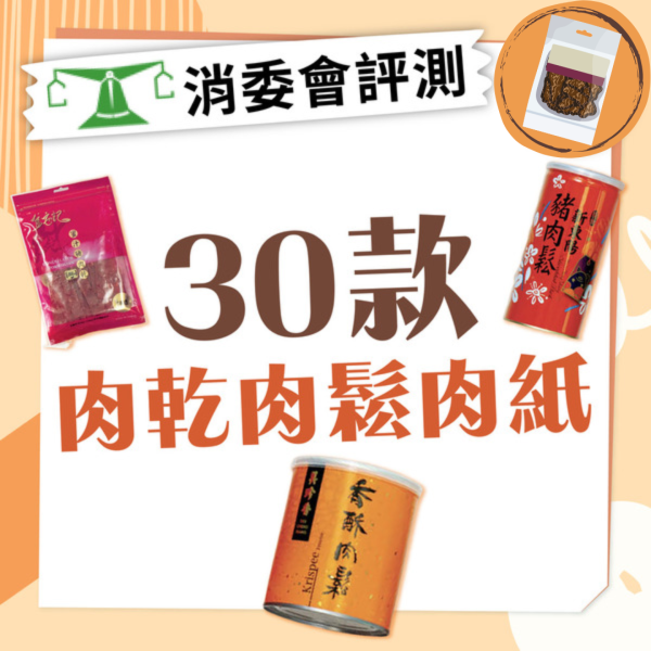 消委會報告｜13款肉乾肉鬆檢出污染物！這款名牌超標5成最驚人？附10款高分安全名單