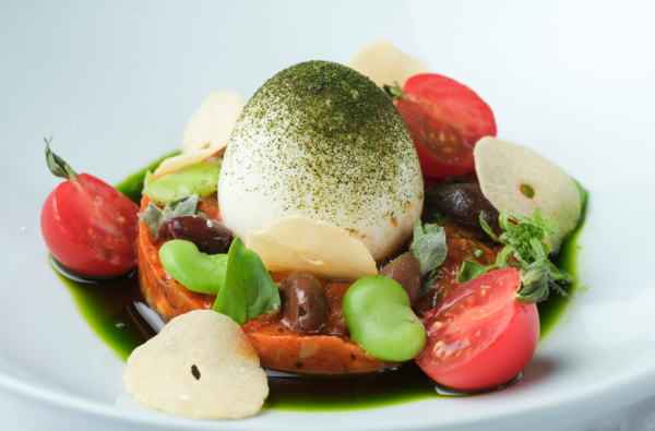 銅鑼灣限定畢加索藝術甜品盛宴 低溫慢煮黃油雞／鮮蝦手工闊麵