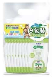 潔麗兒 泡泡潔手液補充裝200毫升9包裝 (柑橘芳香/ 葡萄果香/ 薰衣草味)，特價：$58.9（55折）。（原價：$107.6）