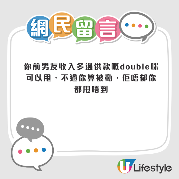 買樓按揭｜幫男友做按揭擔保人？港女分手後想甩名恐被拒...網民：佢唔郁你都甩唔到