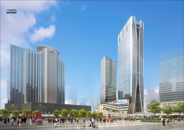 羅湖口岸新商場茂業天地（圖片來源：大中華環球金融中心微信公眾號）