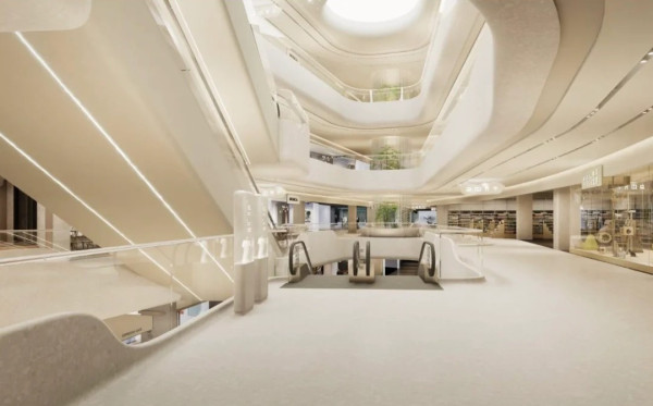 羅湖口岸新商場茂業天地概念圖（圖片來源：大中華環球金融中心微信公眾號）